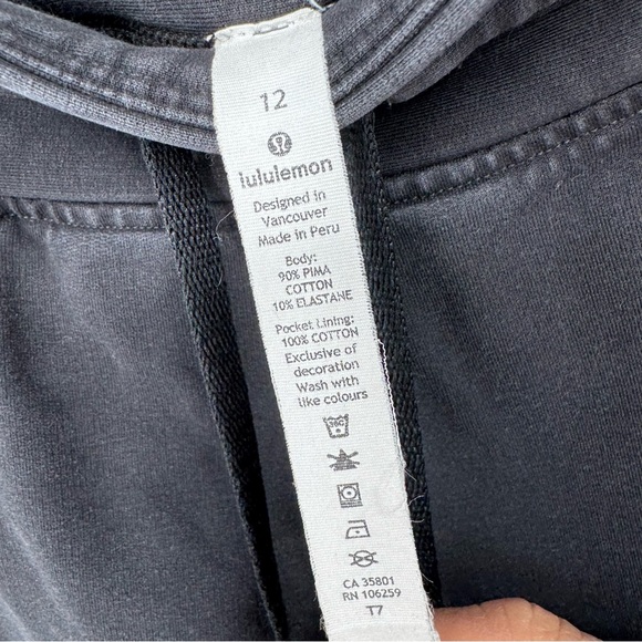 lululemon athletica activewear, active leisure Black Track Pants size 12 - Picture 4 of 9
